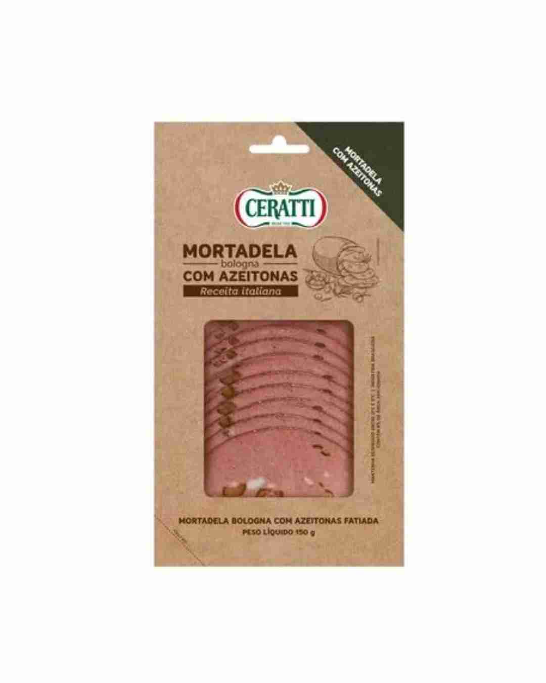 Mortadela C/Azeitona Fat Ceratti 150g